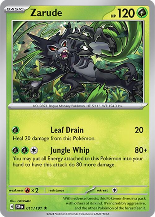 Zarude - SV08: Surging Sparks (SV08) Holo