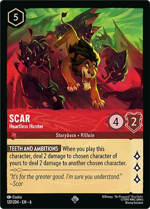 Scar - Heartless Hunter - Azurite Sea (6) Foil