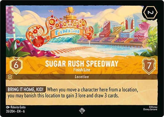Sugar Rush Speedway - Finish Line - Azurite Sea (6) Foil
