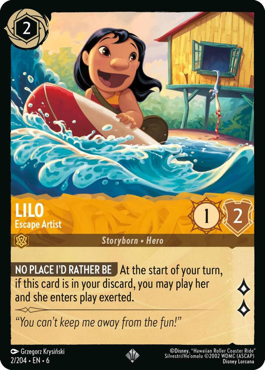 Lilo - Escape Artist - Azurite Sea (6) Non Foil
