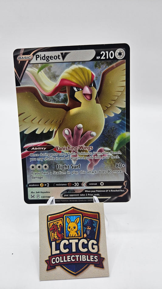 Image of Pidgeot V Lost Origin (LOR) #137