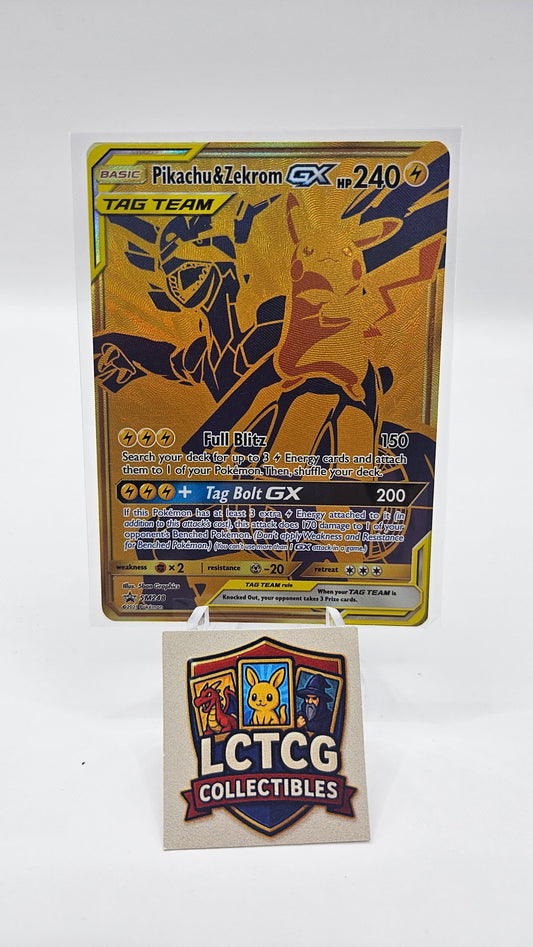 Image of Pikachu and Zekrom-GX Sun and Moon Promos (SMP) #SM248