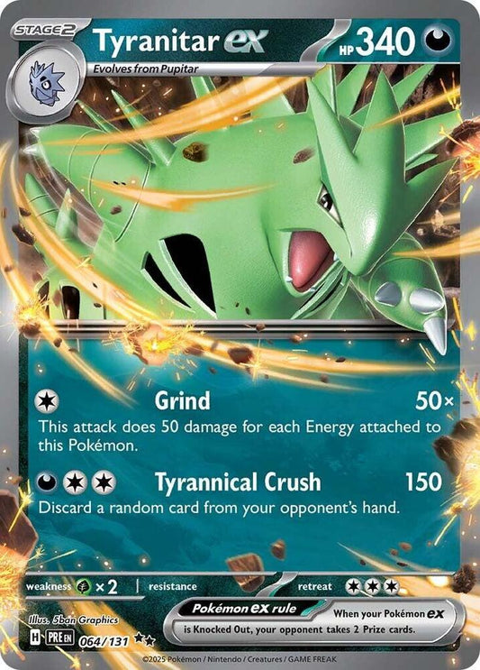 Tyranitar ex -064/131 SV: Prismatic Evolutions (PRE)