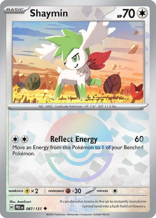 Shaymin (Poke Ball Pattern) - 087/131 SV: Prismatic Evolutions