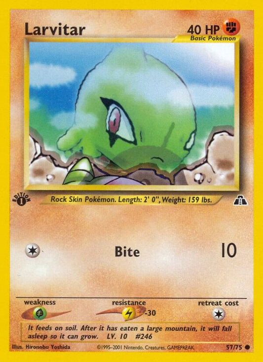 Larvitar - Neo Discovery (N2) 1st Edition
