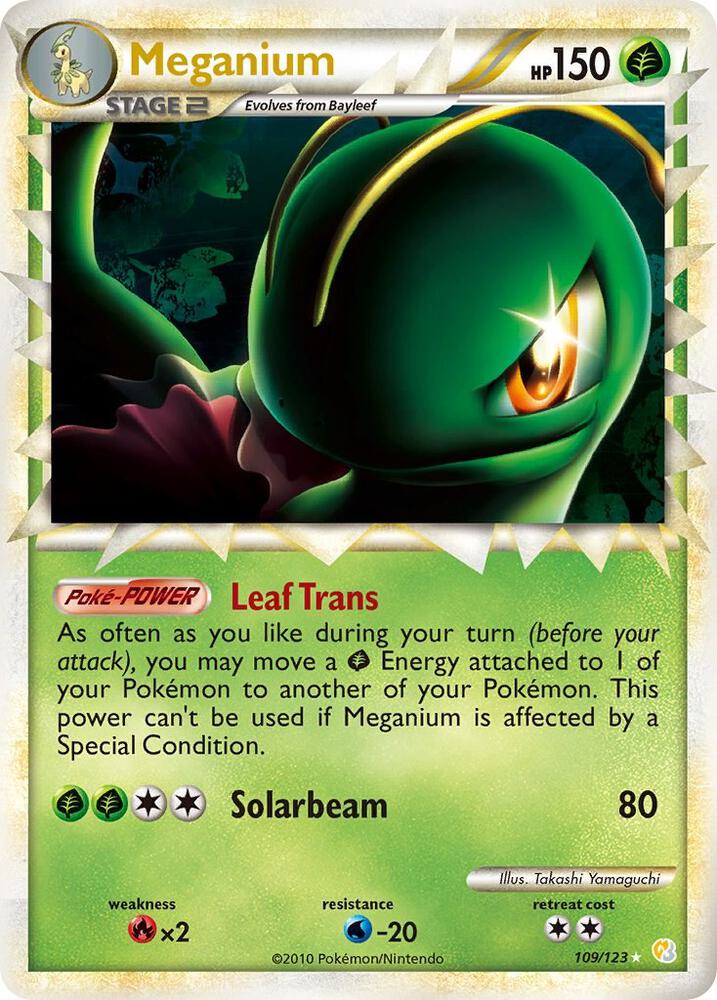 Meganium (Prime) - HeartGold SoulSilver (HS) LP+