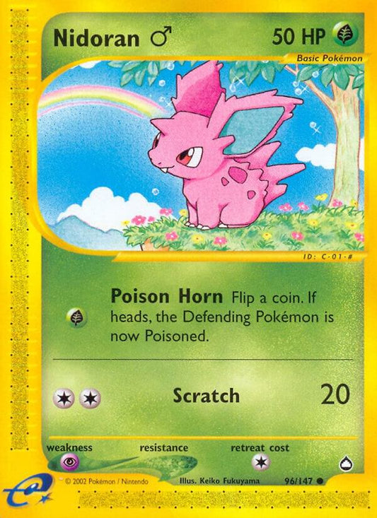 Nidoran M - 96 Aquapolis (AQ)