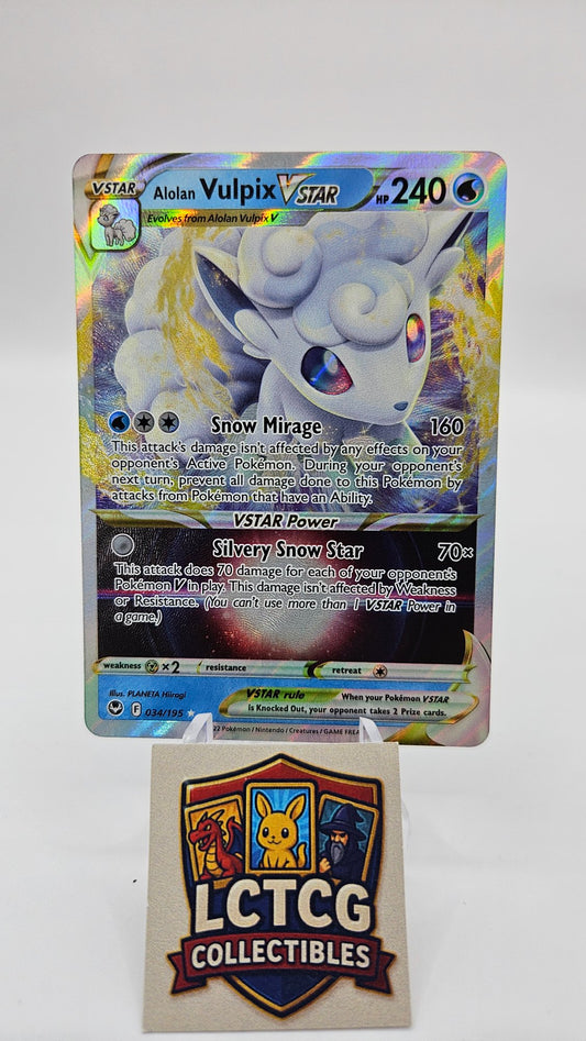 Image of Alolan Vulpix VSTAR Silver Tempest (SIT) #034