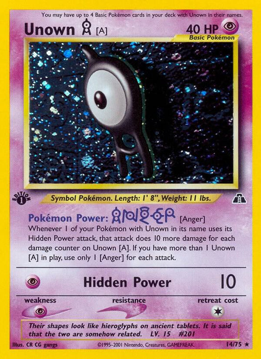 Unown [A] (14) - Neo Discovery Unlimited MP