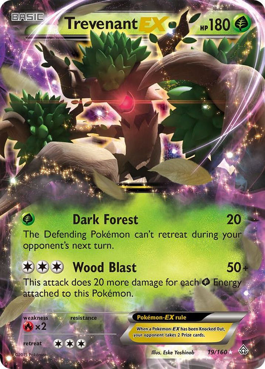 Trevenant EX -19/160- XY - Primal Clash (PRC)
