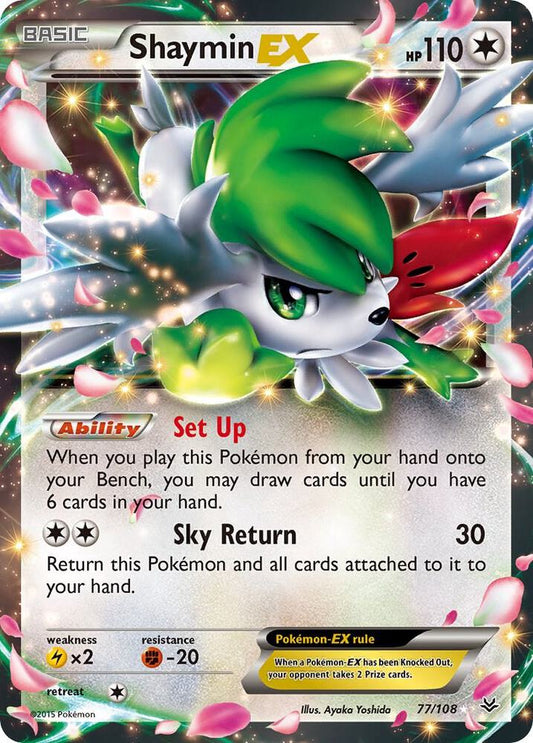 Shaymin EX - XY - Roaring Skies (ROS) L/P Condition