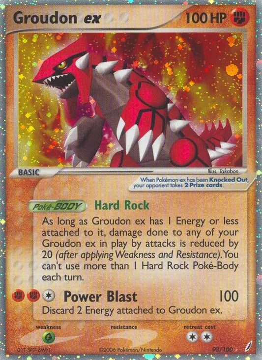 Image of Groudon ex Crystal Guardians (CG) #93