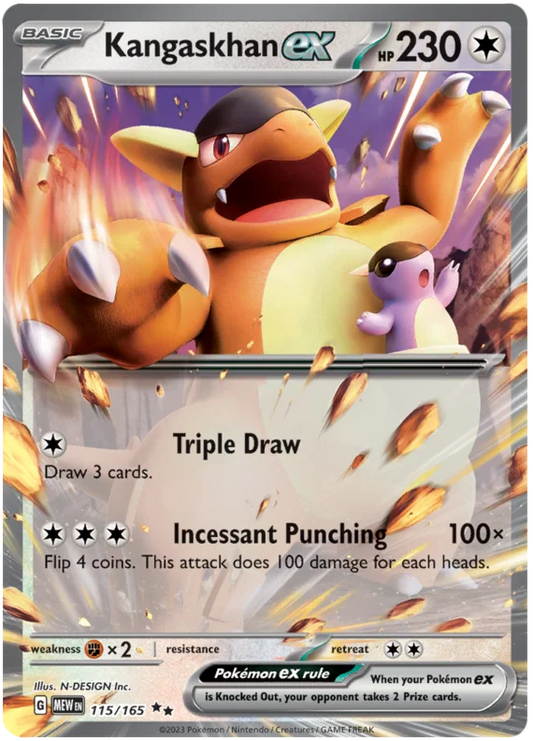 Kangaskhan EX 114/165 S&V 151