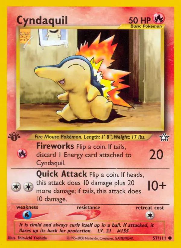 Image of Cyndaquil Neo Genesis (N1) #57