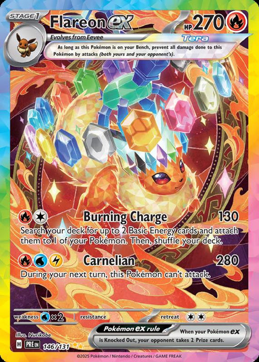 Image of Flareon ex Prismatic Evolutions (PRE) #14