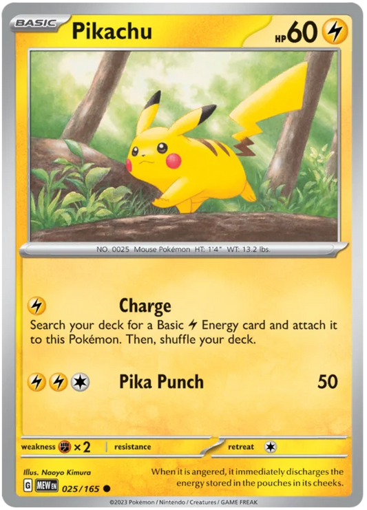 Pikachu 025/165 S&V 151