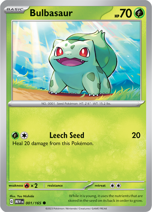 Bulbasaur 001/165 S&V 151