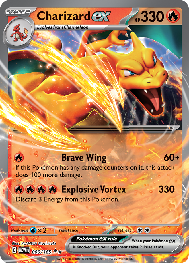 Charizard EX 006/165 S&V 151