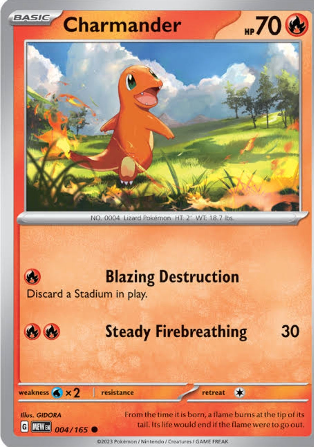 Pokemon 151 Charmander 04/165