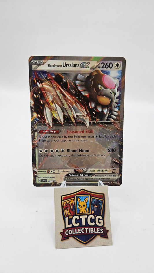 Image of Bloodmoon Ursaluna ex Scarlet and Violet Promos (svp) #177