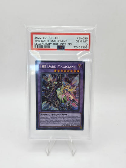 2022 Yu-Gi-Oh The Dark Magicians LDS3-EN090 PSA 10
