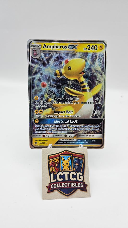 Ampharos-GX Team Up  43 Near Mint or Better