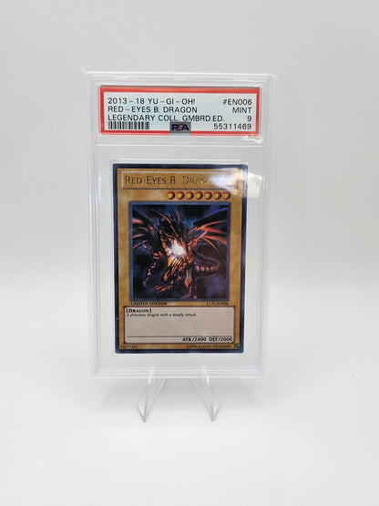 2013-18 Yu Gi Oh Red Eyes Black Dragon LC01-EN006 PSA 9