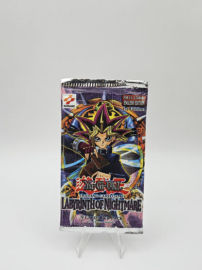 Yu-Gi-Oh Labyrinth Of Nightmare 1st Edition Booster pack
