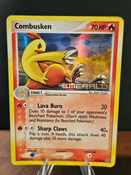Combusken - Emerald (EM) Reverse Holo H/P Condition