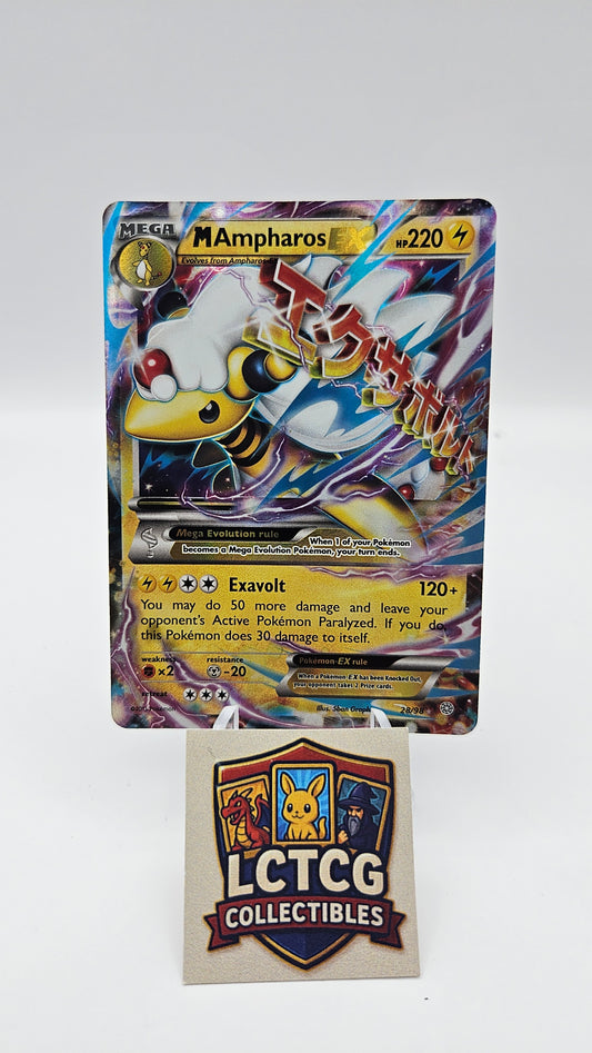 M Ampharos-EX Ancient Origins  28 Near Mint or Better