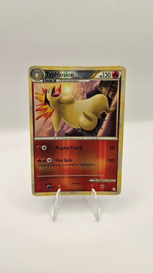 Typhlosion - 32/123 HeartGold SoulSilver (HS) Reverse Holo HP Condition