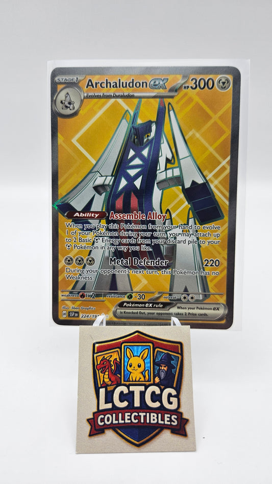 Archaludon ex Surging Sparks  224 Near Mint or Better