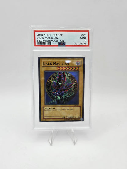 2004 Yu Gi Oh Dark Magician SYE-001 PSA 9
